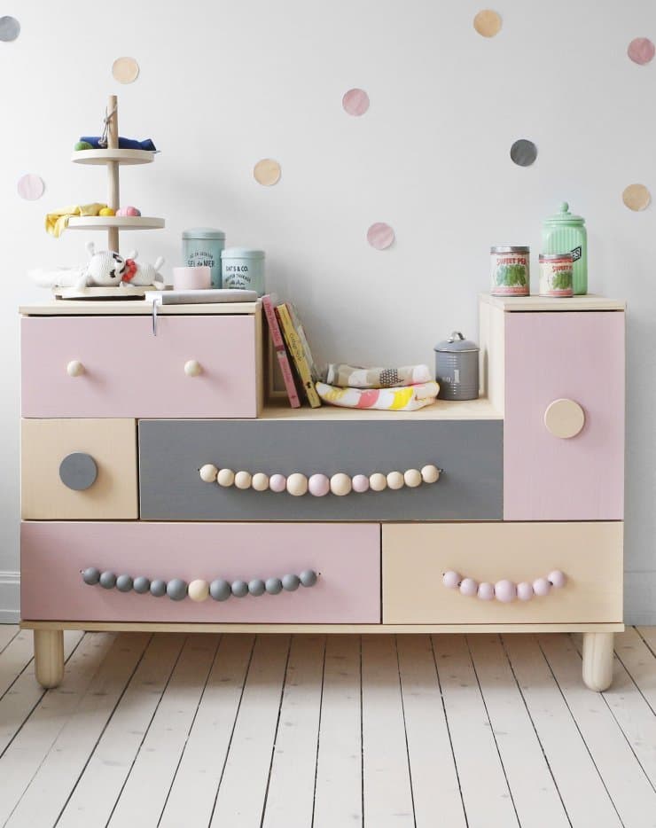 personnaliser meuble de rangement commode ikea