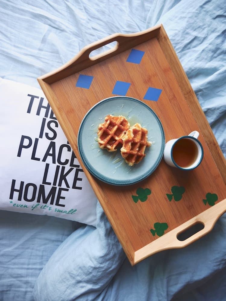 DIY plateau petit dejeuner personnalisé