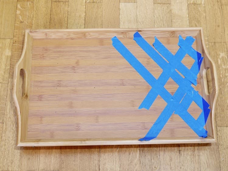 DIY plateau petit dejeuner personnalisé