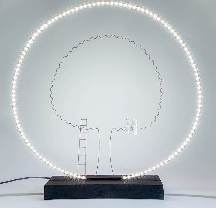 lauren trebout arbre luminaire cercle