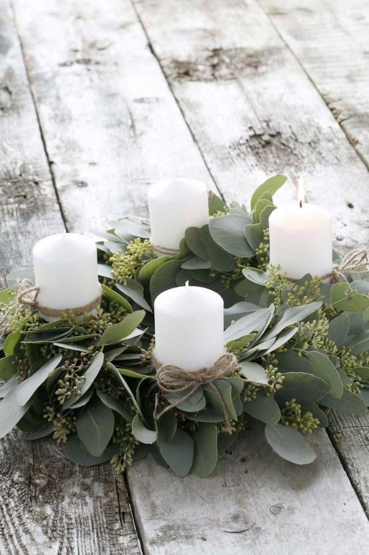 tables de noel assiette