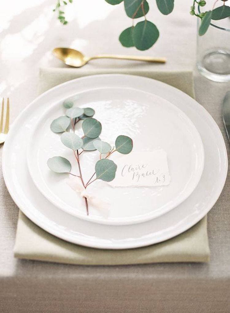 tables de noel assiette