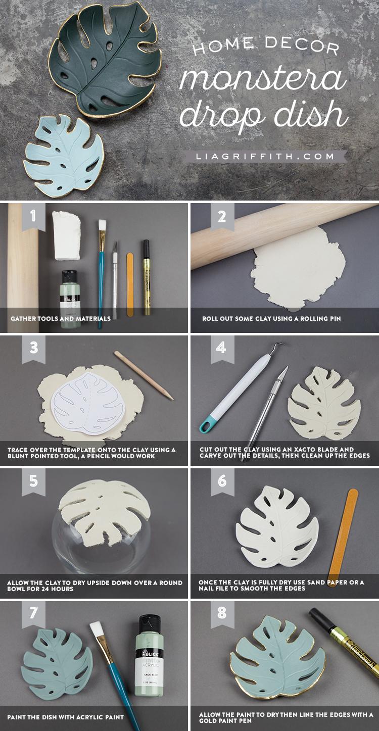 idee tutoriel diy argile blanche tendance tropicale clematc blog deco