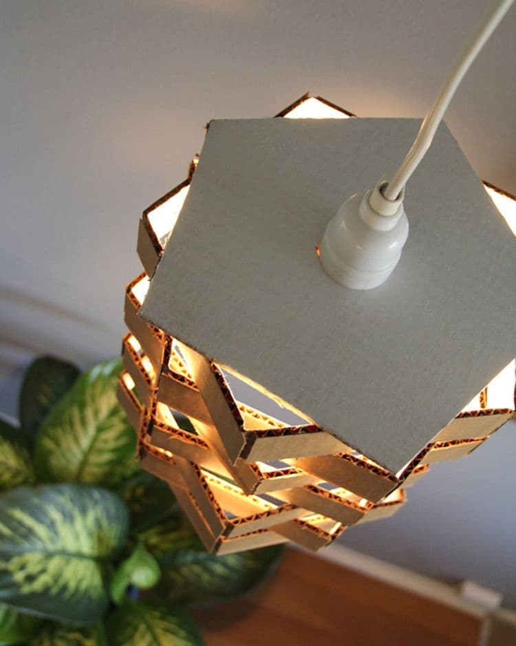 idée déco récup suspension salon - blog déco - clem around the corner