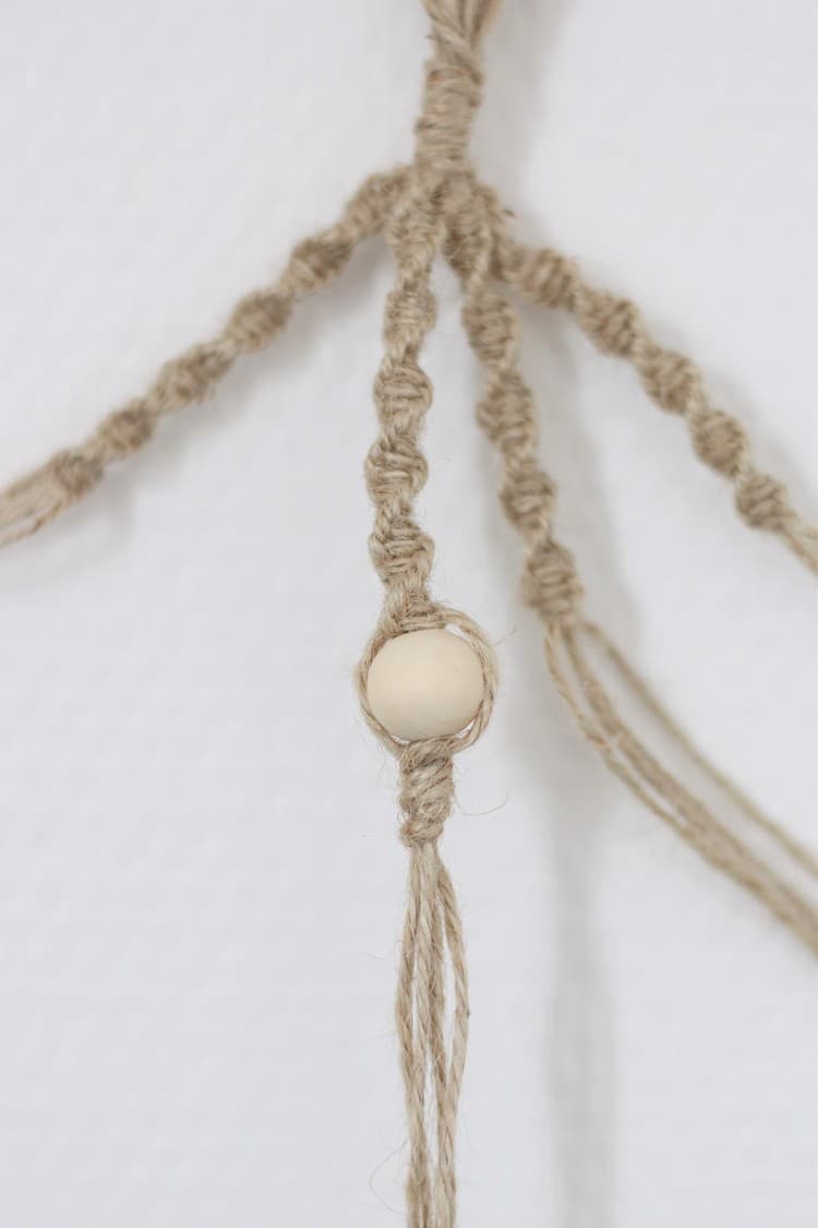 porte-plante macramé DIY bien nouer suspension macramé pour plante fleur vase boho chic