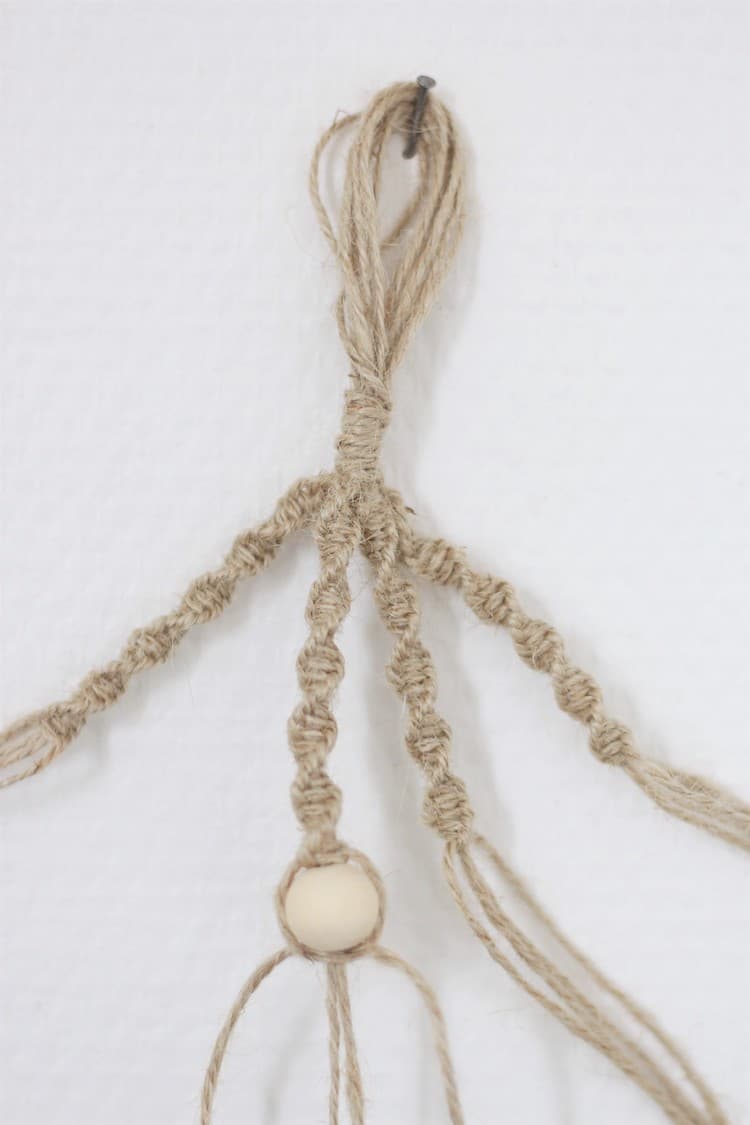 comment créer déco bohème porte-plante macramé diy corde brut