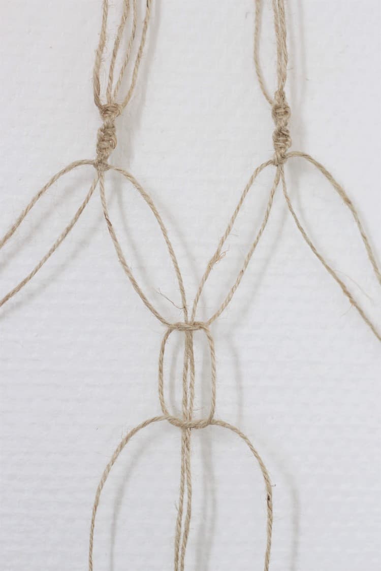porte-plante macramé DIY technique vase suspendu décoration mariage bohème à faire soi-même
