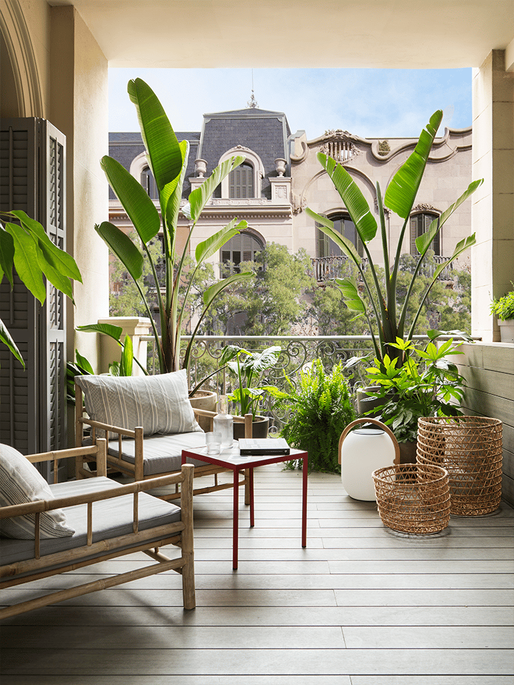 maison à Barcelone terrasse carré aménagement idée déco ville clemaroundthecorner