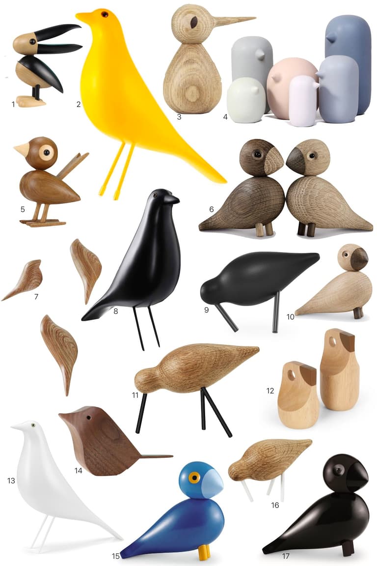 statuette bois scandinave déco nature
