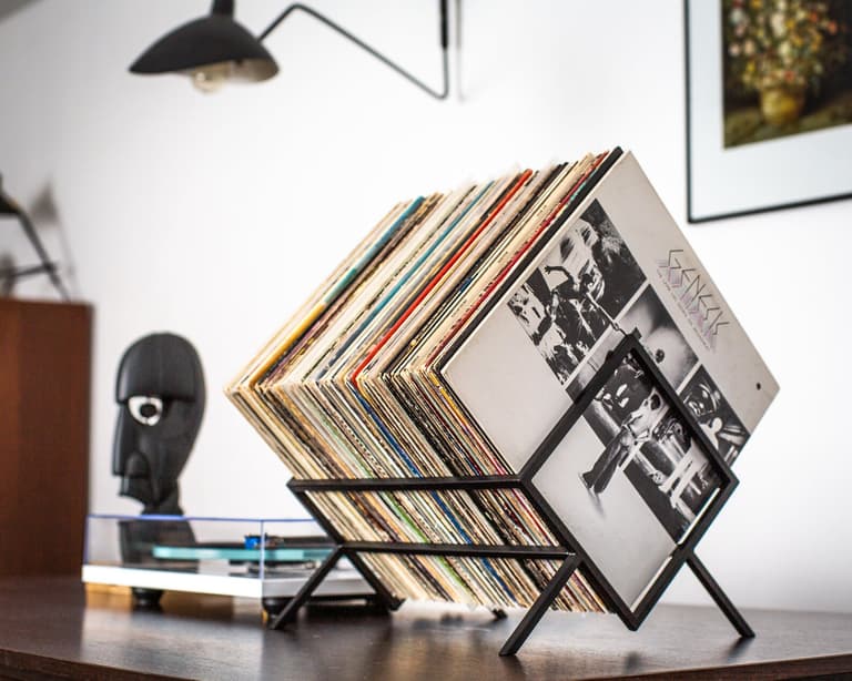 étagère originale disque 33 tours