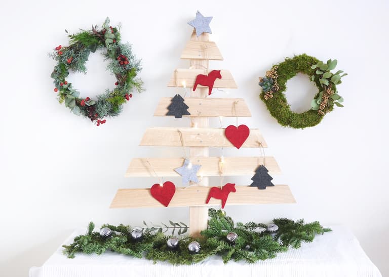 YouTube DIY sapin de noel en bois parquet upcycling