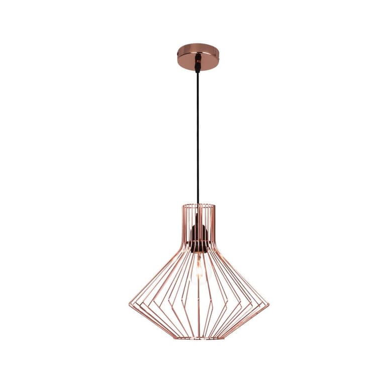 suspension cuivrée scandinave