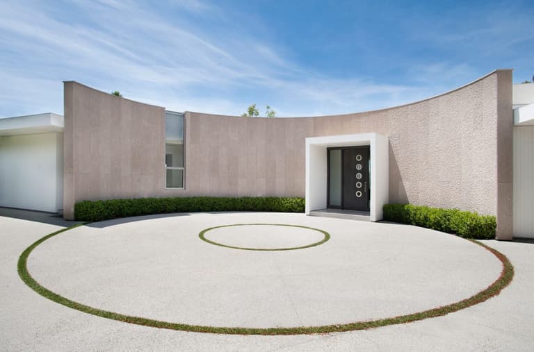 Une maison ronde par Dennis Gibbens Architects Berverly Hills