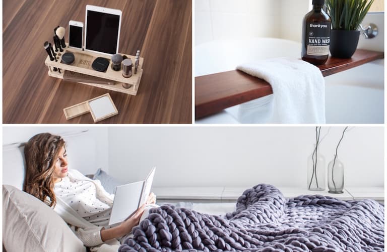 Coin cocooning avec plaid et accessoires déco pour préparer la rentrée