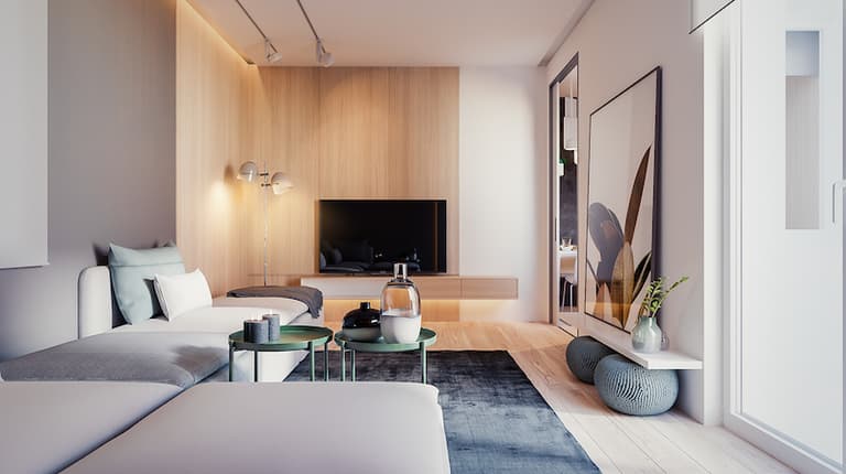 déco minimaliste appartement Yevhen Zahorodnii