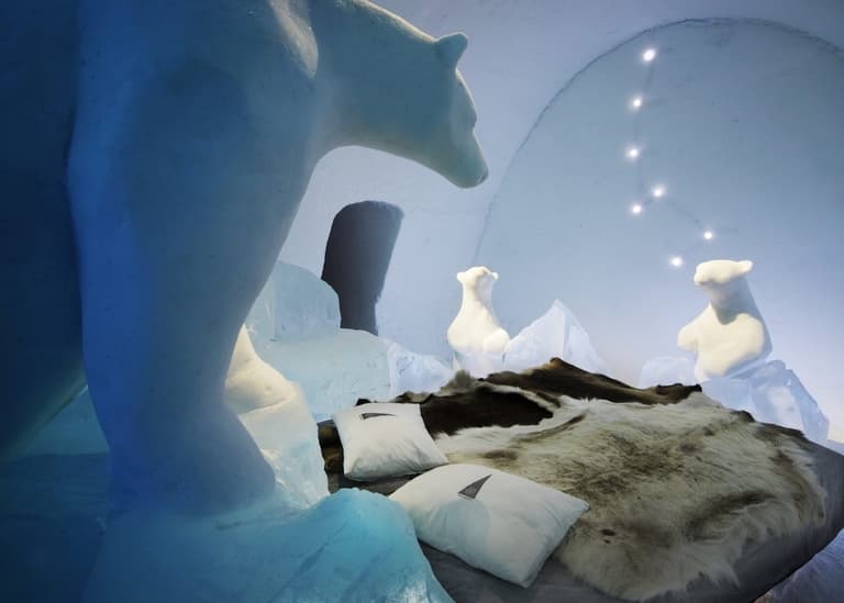 chambre hotel de glace au canada