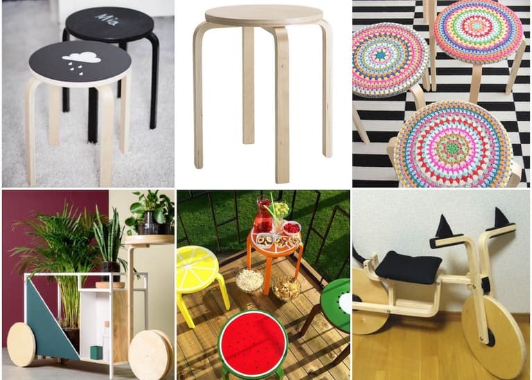 20 idées pour transformer le tabouret ikea frosta diy