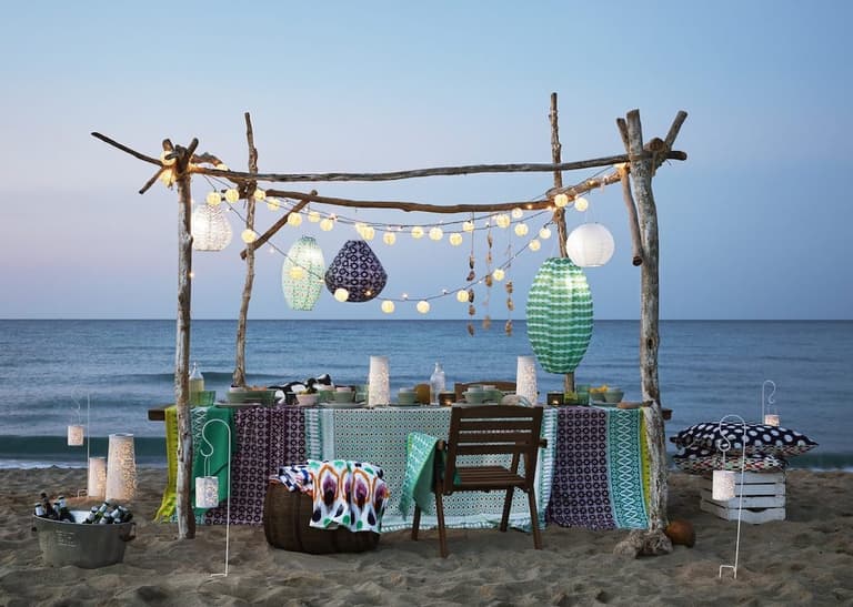 pique nique champetre deco inspiration deco plage