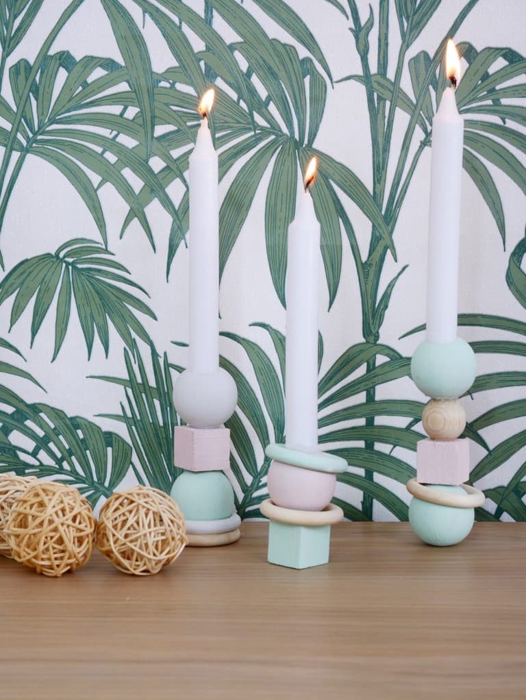 diy slow life bougeoir geometrique