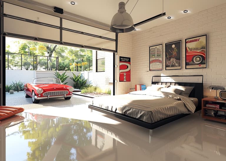 pièce en plus aménagement garage en chambre - blog déco