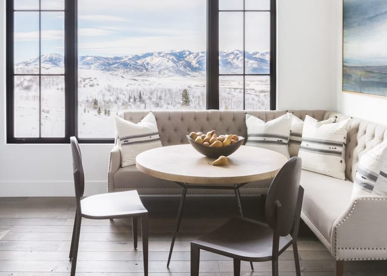 visite deco style chalet blanc moderne vue moderne