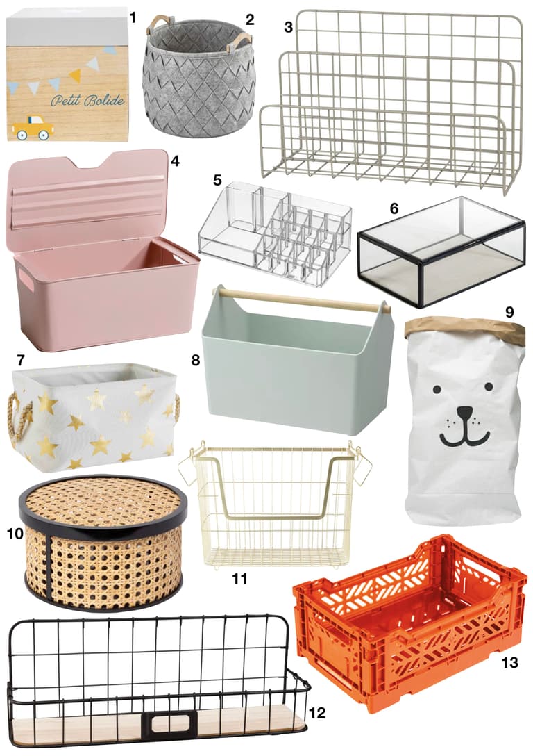 méthode de rangement marie kondo panier design organisation