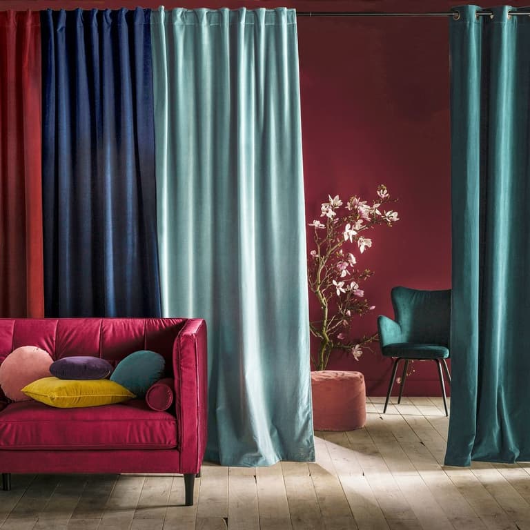 salon multicolore rétro