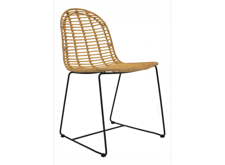 chez moi chaise rotin scandinave pas chere salle manger - blog deco - clem around the corner