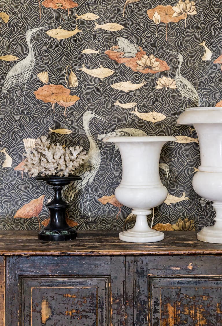 shauna dennison afdc papier peint style japonnais - blog déco - clem around the corner