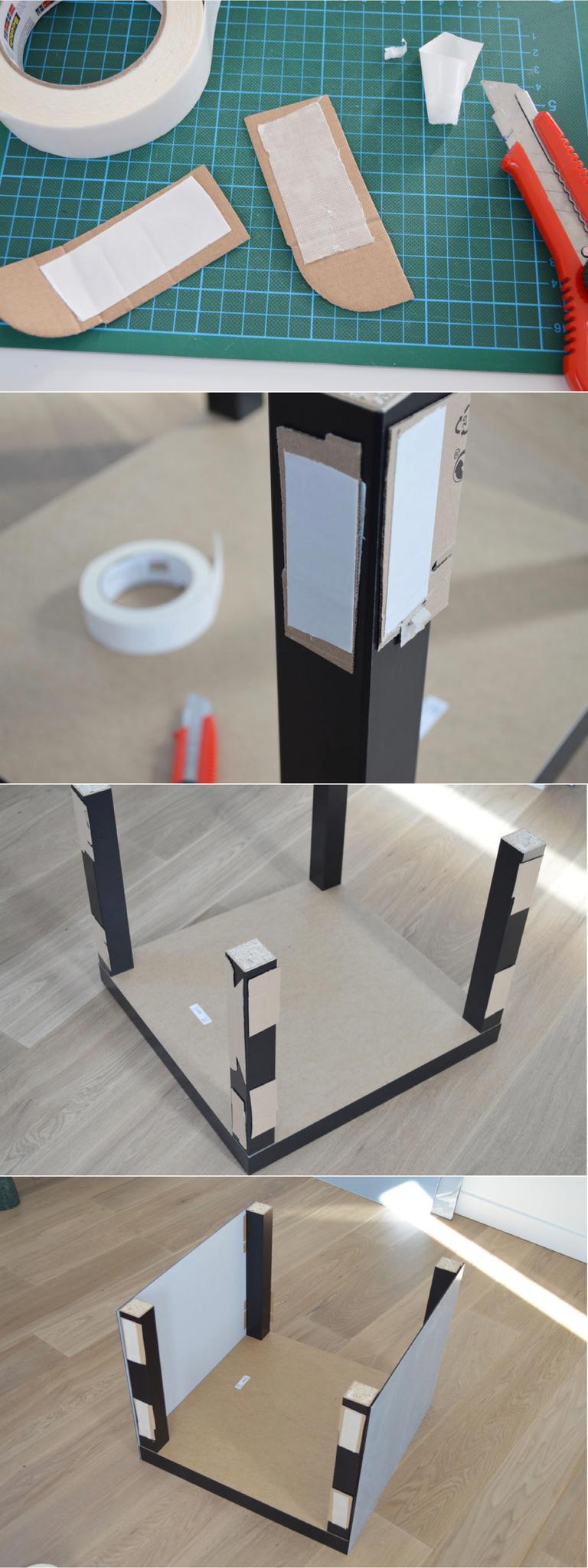 Comment transformer sa table étudiant lack ikea hack