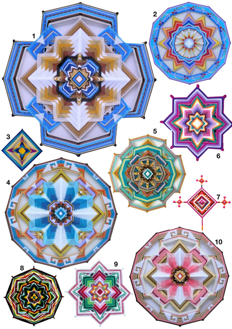 ojos de dios décoration origine mexique tissage - blog déco - clem around the corner