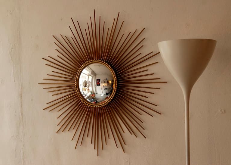 miroir soleil chaty vallauris oeil sorcière terracotta - blog déco - clem around the corner