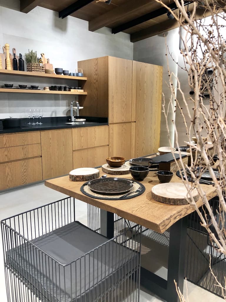 cuisine bois chêne design moderne elegante ouverte - blog déco - clem around the corner