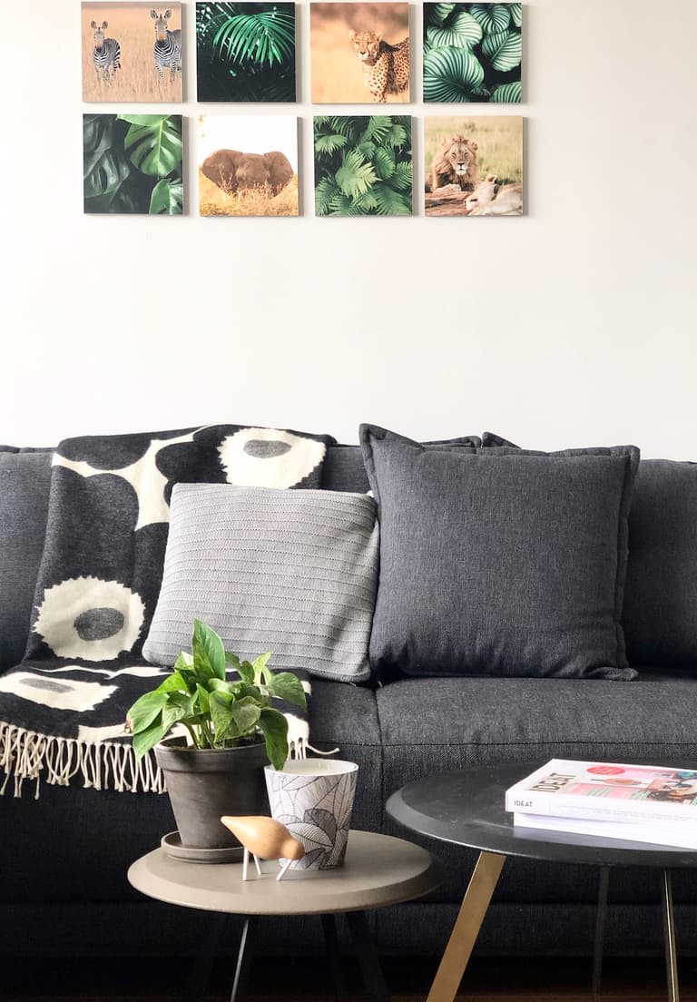 mixpix plaid fleur noir blanc marimekko - blog décoration - clem around the corner