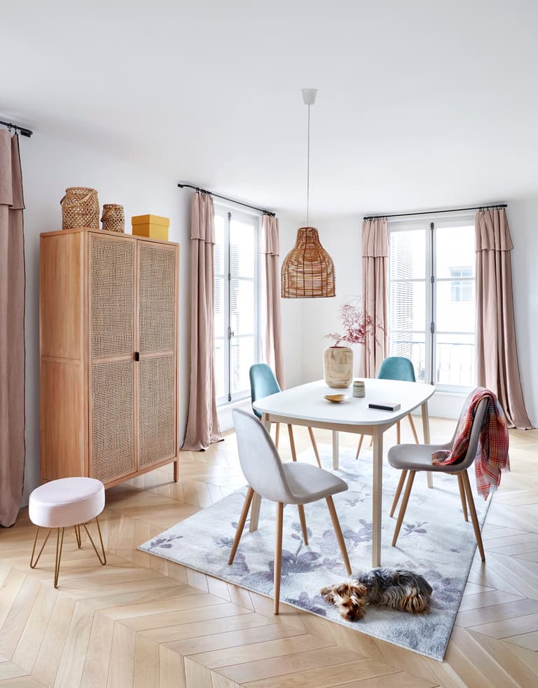 salon tendance déco 2020 cannage scandinave design
