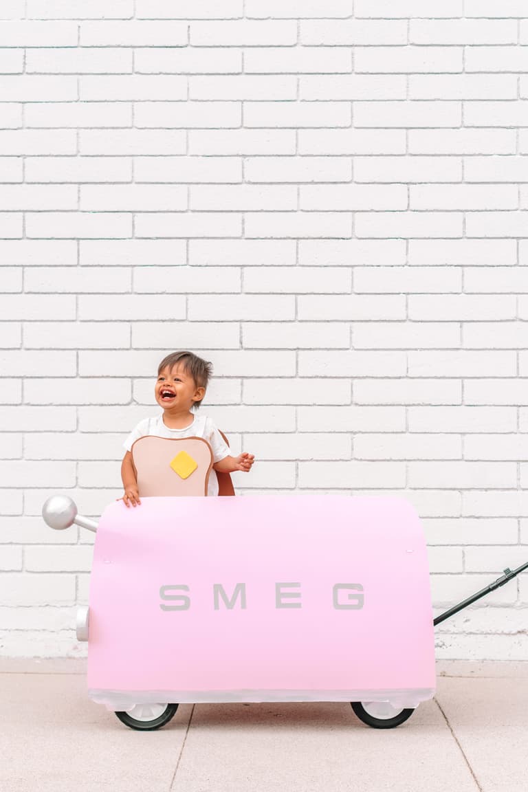 déguisement diy tuto tutoriel smeg toaster grille-pain idée originale tartine enfant costume diy