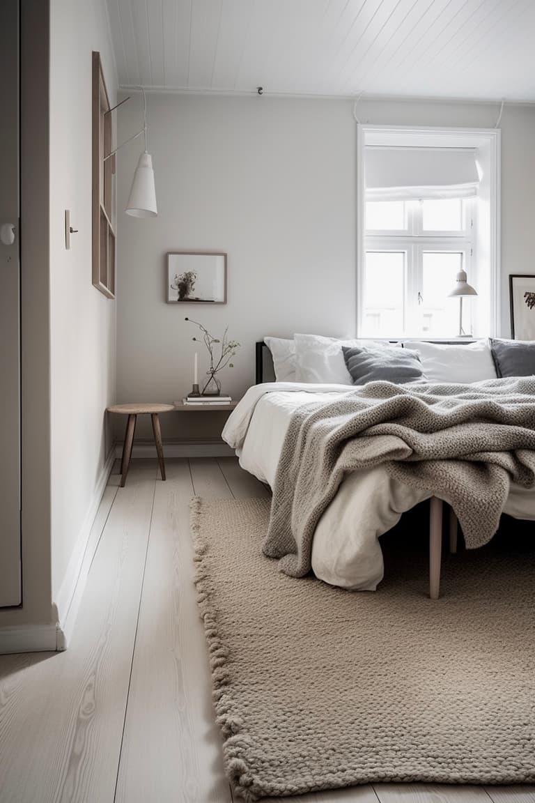 chambre parentale nuance de beige slow life japandi vintage