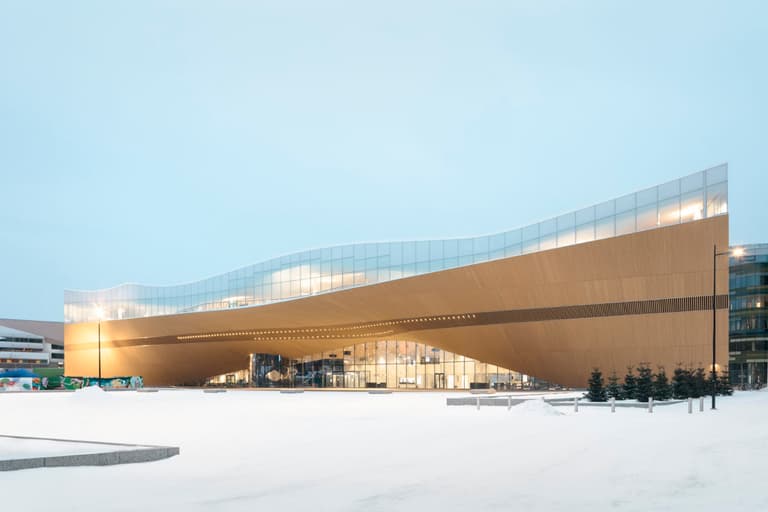 ALA Architects Helsinki Central Library Oodi  architecture bibliothèque en bois