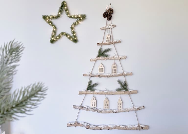 décorer ses murs sans percer noël - blog décoration - clem around the corner