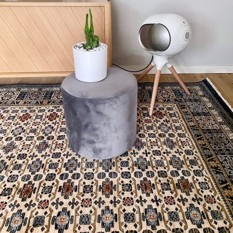 avantage tapis 100% laine qualité entretien conseil enceinte devialet design