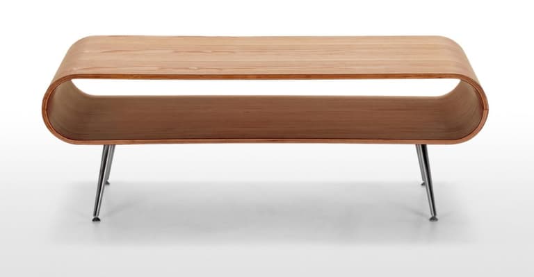 table basse design pas chère bois métal ovale - blog déco - clem around the corner