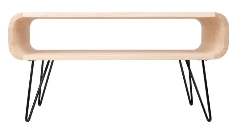 table basse metro coffee bois pied noir - blog déco design - clemarounthecorner