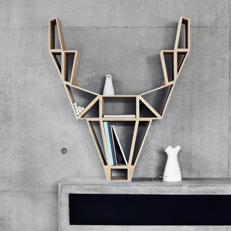 bedesing étagère tête silhouette cerf designer finlande - blog déco - clem around the corner