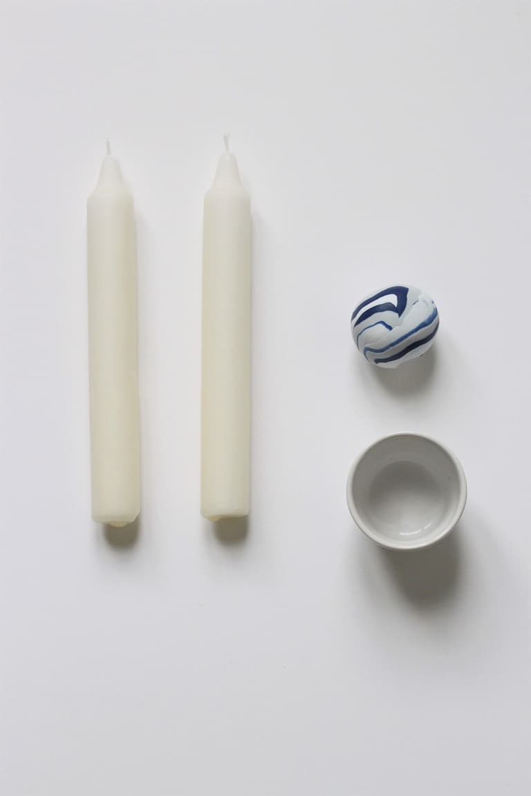 idée décoration cadeau de noel à faire soi-même enfant bougie bougeoir pate à modeler