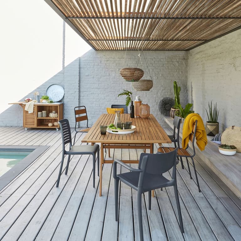 comment protéger sa terrasse du vent bois pluie entretien pergola - blog déco - clem around the corner
