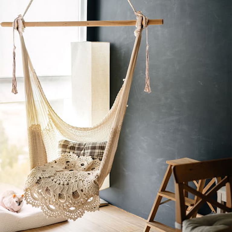 hamac intérieur chaise suspendu fauteuil suspendu siège fauteuil - blog déco - clemaroundtheocrner