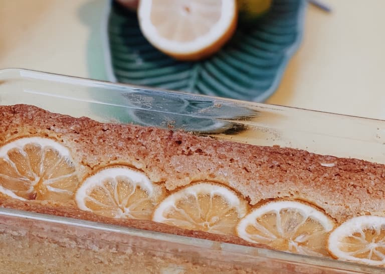 cake citron lemon limon eat bake gateau curcuma turmeric food