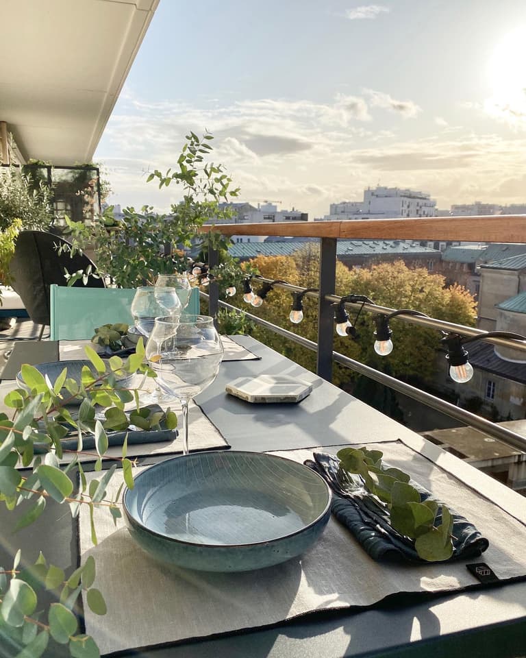 terrasse Paris 12 appartement décoration méditerranéenne