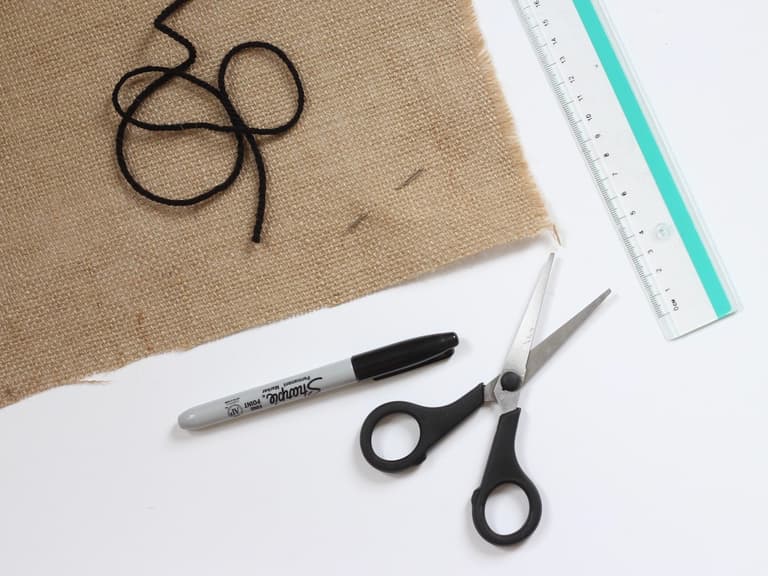 que faire chute tissu toile de jute diy décoration objet détourné astuce