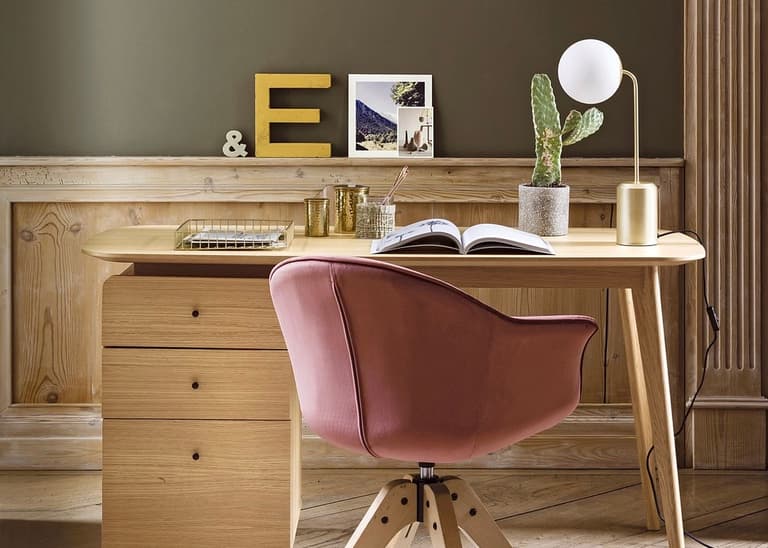 aménager un joli coin bureau couloir pas cher gain de place - blog déco - clem around the corner